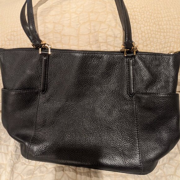 MICHAEL KORS JET SET LEATHER TOTE PEBBLED LEATHER - Picture 2 of 3